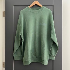 Anine Bing green sweatshirt, size medium